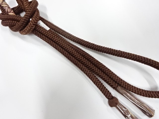 未使用品　正絹　手組帯締め